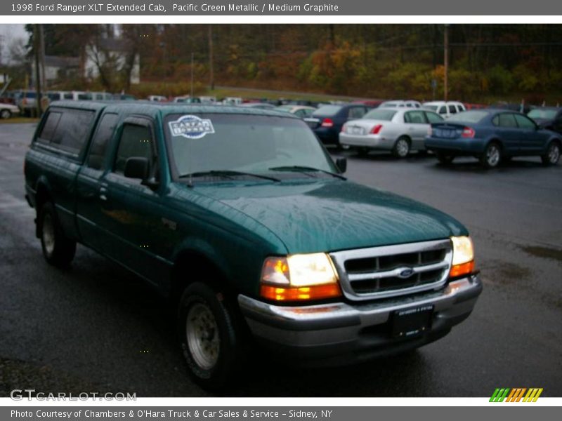 Pacific Green Metallic / Medium Graphite 1998 Ford Ranger XLT Extended Cab