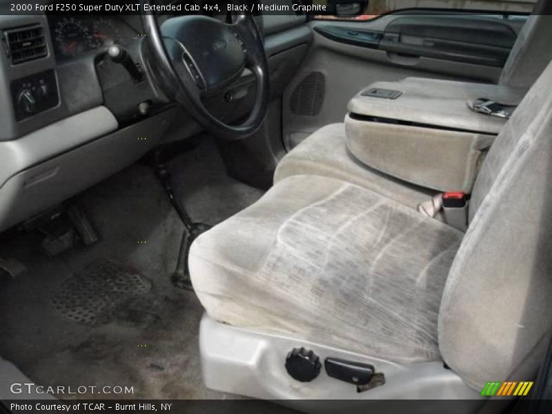Black / Medium Graphite 2000 Ford F250 Super Duty XLT Extended Cab 4x4