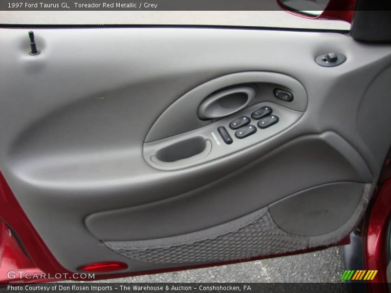 Toreador Red Metallic / Grey 1997 Ford Taurus GL