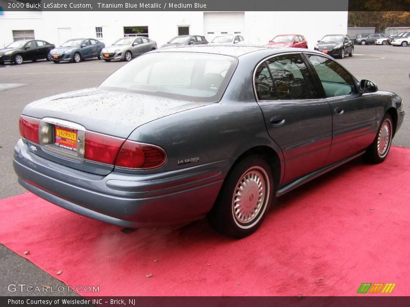 Titanium Blue Metallic / Medium Blue 2000 Buick LeSabre Custom