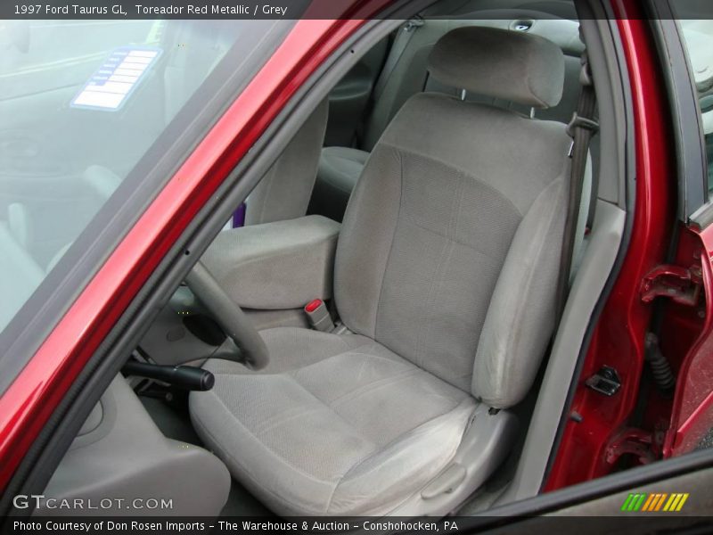 Toreador Red Metallic / Grey 1997 Ford Taurus GL
