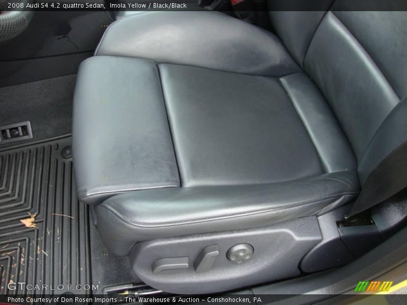 Imola Yellow / Black/Black 2008 Audi S4 4.2 quattro Sedan