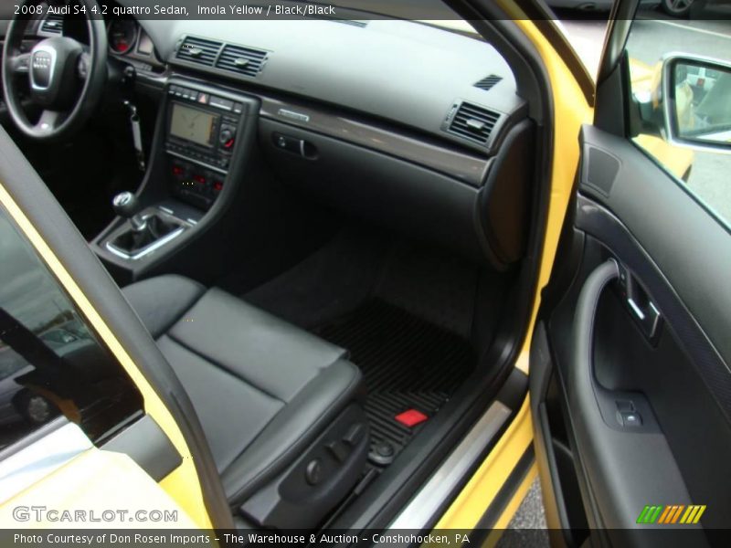 Imola Yellow / Black/Black 2008 Audi S4 4.2 quattro Sedan
