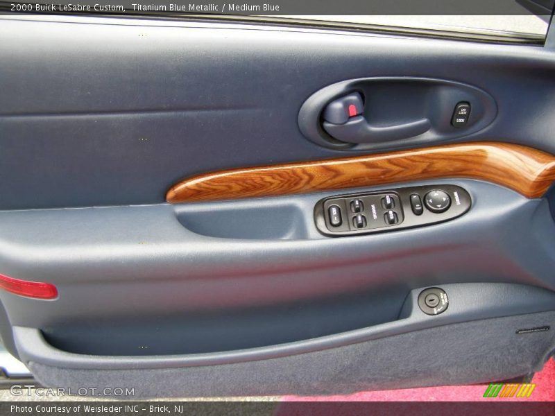 Titanium Blue Metallic / Medium Blue 2000 Buick LeSabre Custom