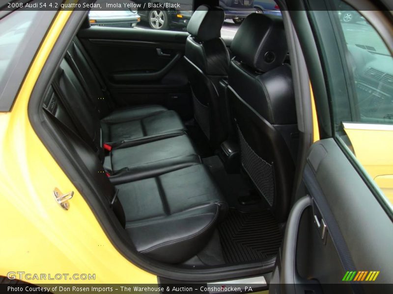 Imola Yellow / Black/Black 2008 Audi S4 4.2 quattro Sedan
