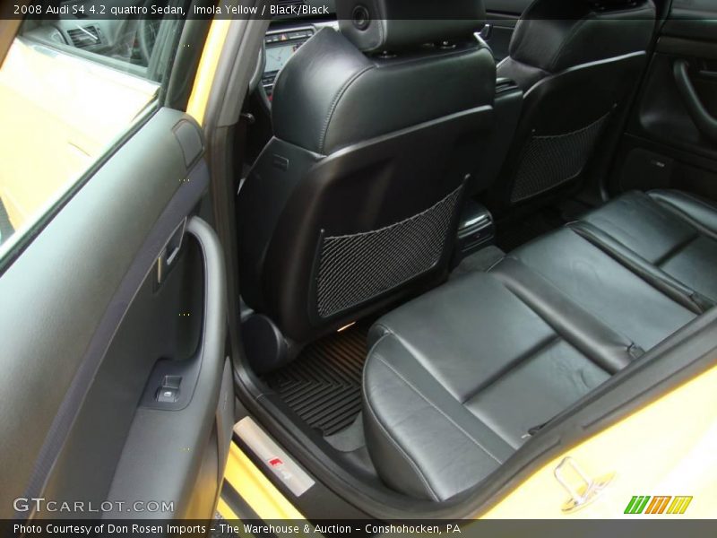Imola Yellow / Black/Black 2008 Audi S4 4.2 quattro Sedan