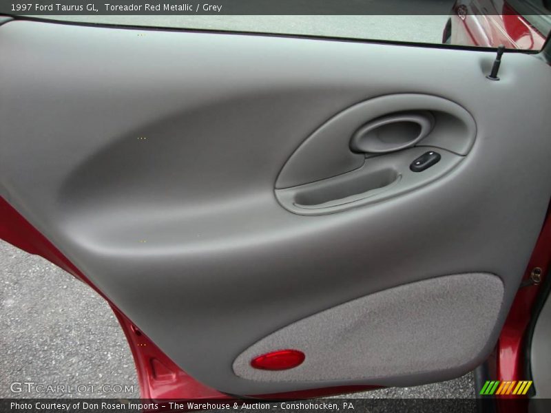 Toreador Red Metallic / Grey 1997 Ford Taurus GL