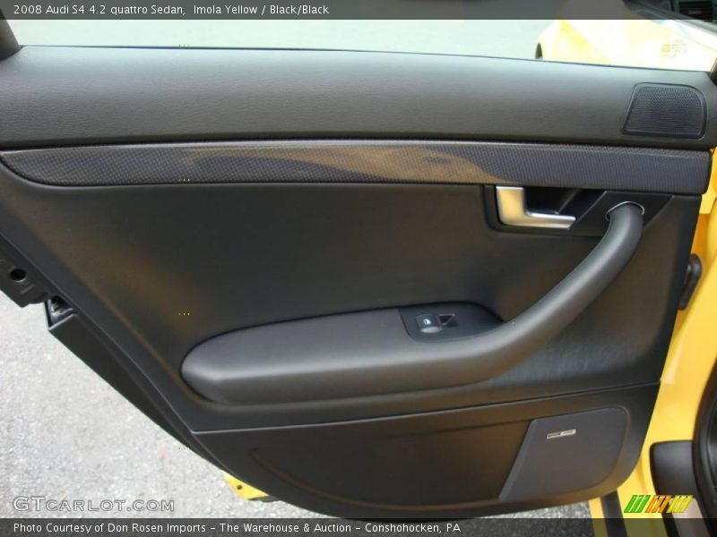 Imola Yellow / Black/Black 2008 Audi S4 4.2 quattro Sedan