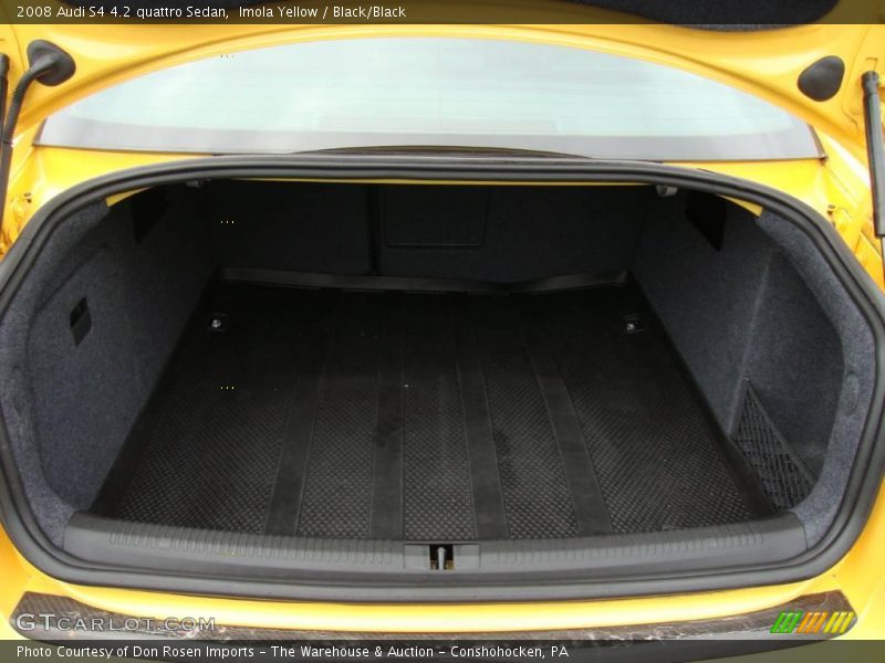 Imola Yellow / Black/Black 2008 Audi S4 4.2 quattro Sedan