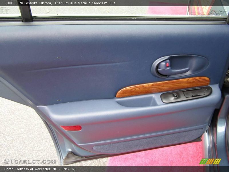 Titanium Blue Metallic / Medium Blue 2000 Buick LeSabre Custom