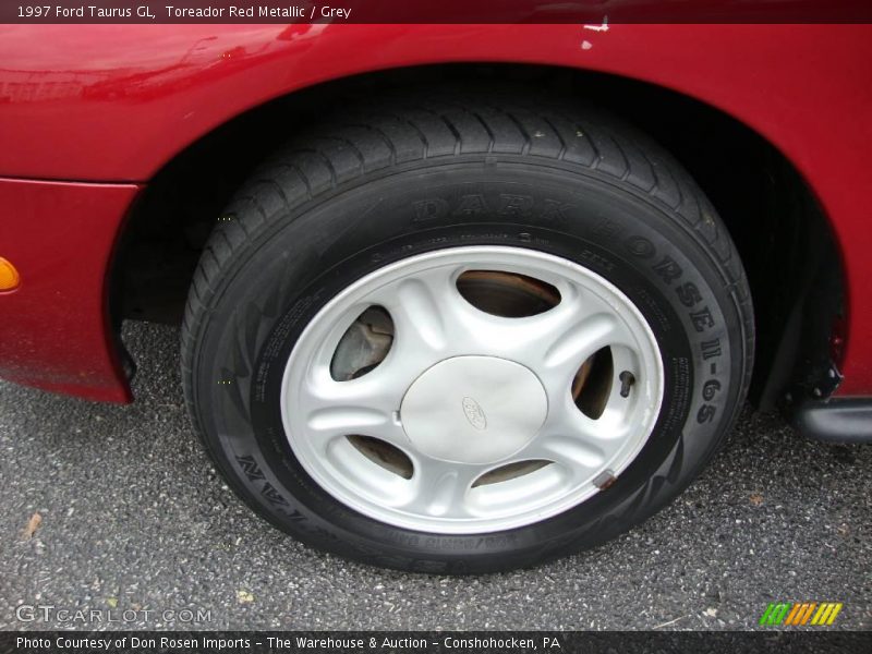 Toreador Red Metallic / Grey 1997 Ford Taurus GL