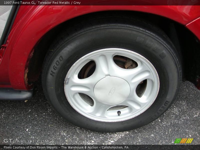 Toreador Red Metallic / Grey 1997 Ford Taurus GL