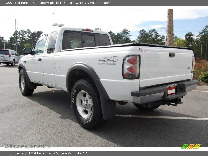 Oxford White / Medium Graphite 2000 Ford Ranger XLT SuperCab 4x4