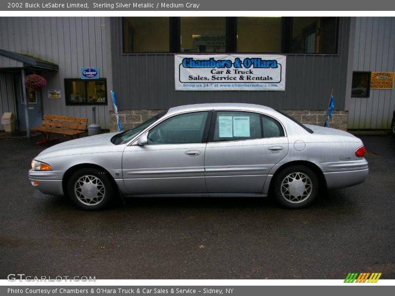 Sterling Silver Metallic / Medium Gray 2002 Buick LeSabre Limited