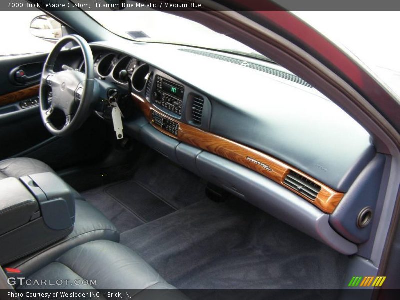 Titanium Blue Metallic / Medium Blue 2000 Buick LeSabre Custom