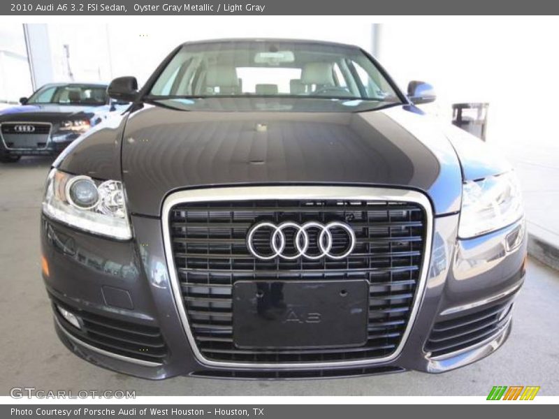 Oyster Gray Metallic / Light Gray 2010 Audi A6 3.2 FSI Sedan