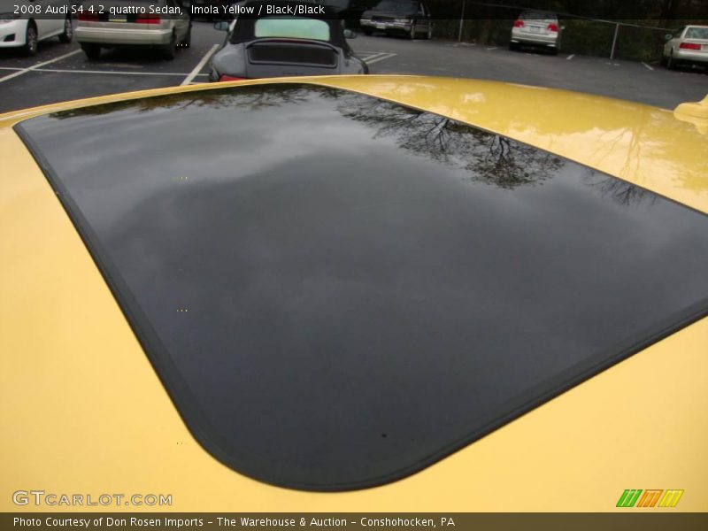 Imola Yellow / Black/Black 2008 Audi S4 4.2 quattro Sedan