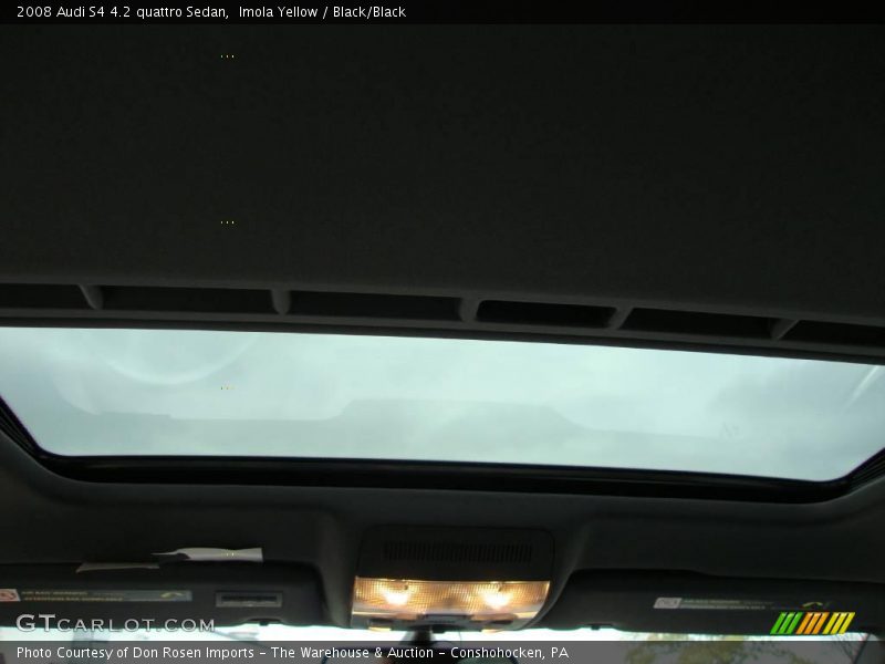 Imola Yellow / Black/Black 2008 Audi S4 4.2 quattro Sedan