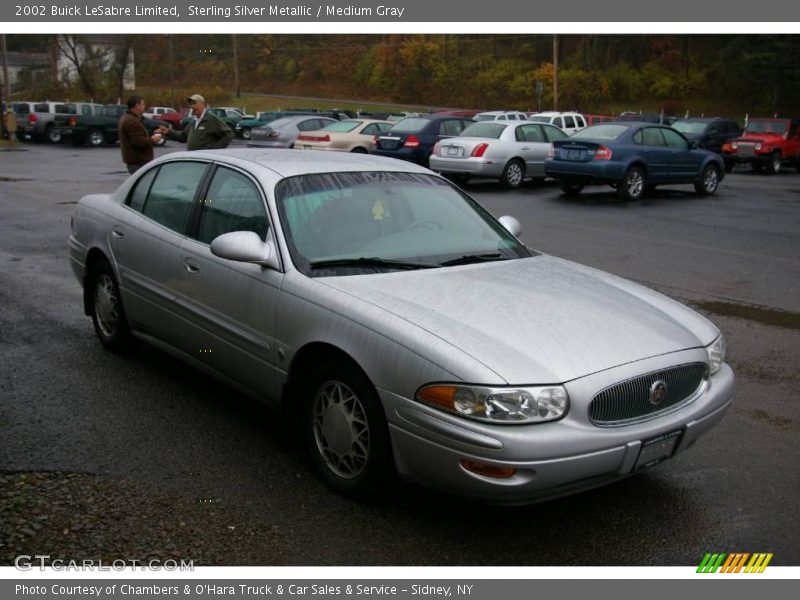 Sterling Silver Metallic / Medium Gray 2002 Buick LeSabre Limited