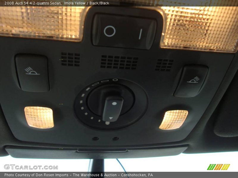 Imola Yellow / Black/Black 2008 Audi S4 4.2 quattro Sedan
