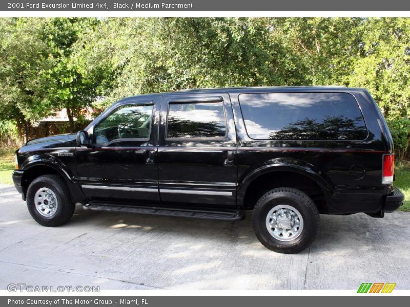 Black / Medium Parchment 2001 Ford Excursion Limited 4x4