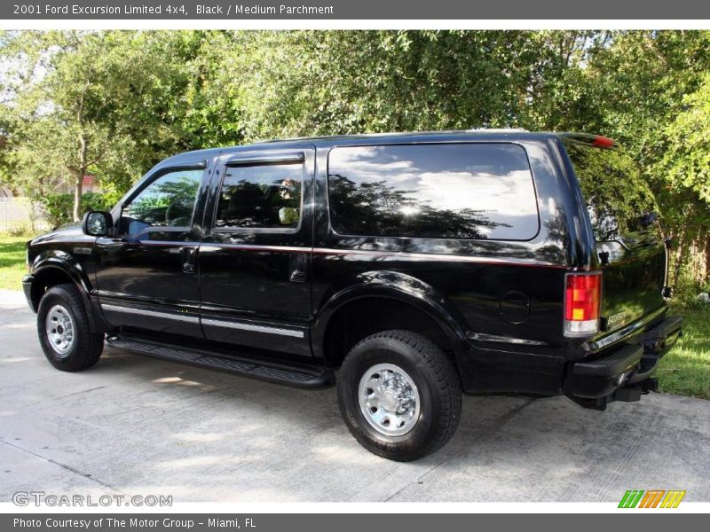 Black / Medium Parchment 2001 Ford Excursion Limited 4x4