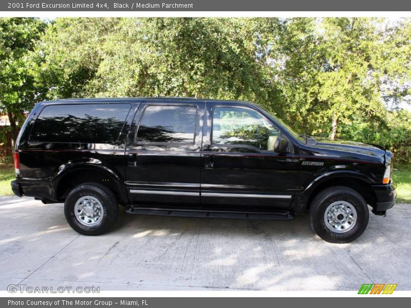 Black / Medium Parchment 2001 Ford Excursion Limited 4x4