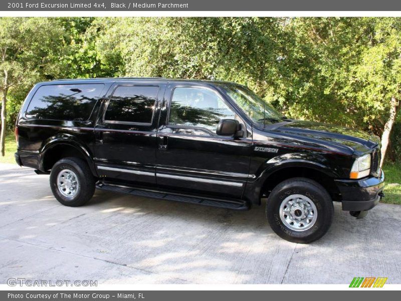 Black / Medium Parchment 2001 Ford Excursion Limited 4x4
