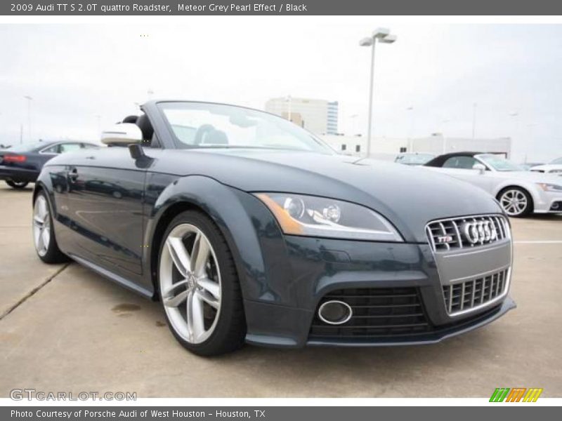 Meteor Grey Pearl Effect / Black 2009 Audi TT S 2.0T quattro Roadster