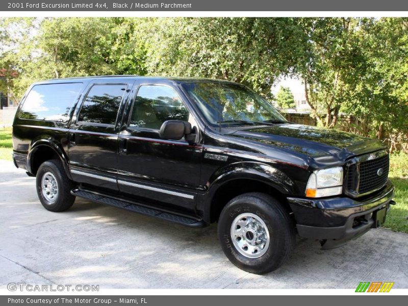 Black / Medium Parchment 2001 Ford Excursion Limited 4x4
