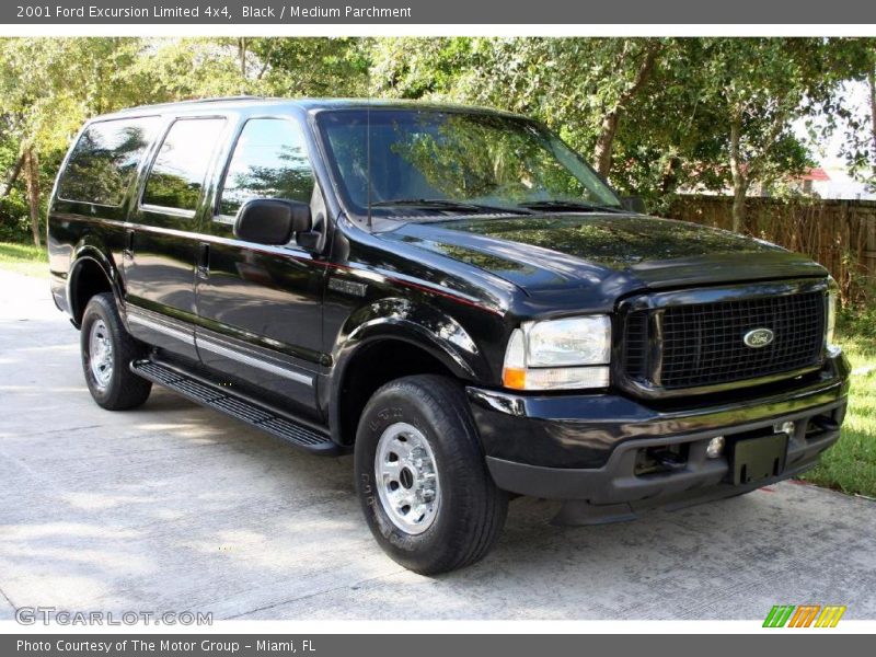Black / Medium Parchment 2001 Ford Excursion Limited 4x4