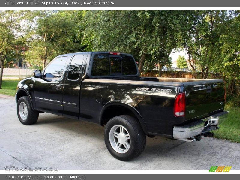 Black / Medium Graphite 2001 Ford F150 XLT SuperCab 4x4