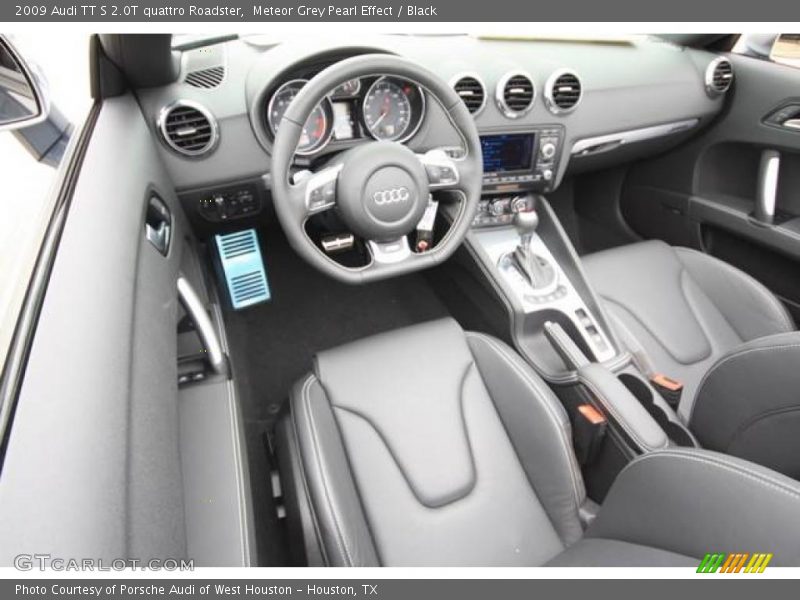 Meteor Grey Pearl Effect / Black 2009 Audi TT S 2.0T quattro Roadster