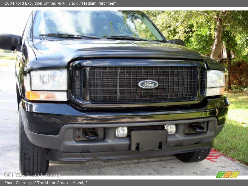 Black / Medium Parchment 2001 Ford Excursion Limited 4x4