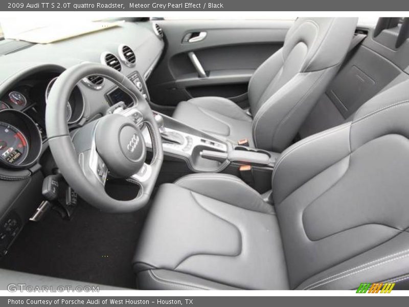 Meteor Grey Pearl Effect / Black 2009 Audi TT S 2.0T quattro Roadster
