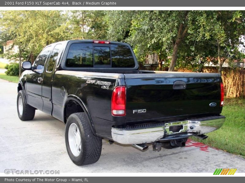 Black / Medium Graphite 2001 Ford F150 XLT SuperCab 4x4