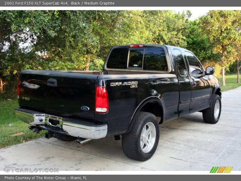 Black / Medium Graphite 2001 Ford F150 XLT SuperCab 4x4