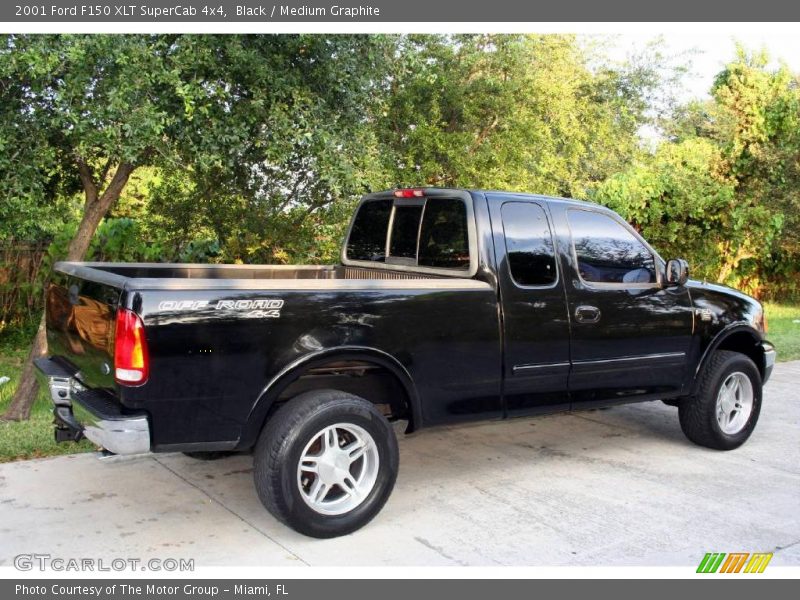 Black / Medium Graphite 2001 Ford F150 XLT SuperCab 4x4