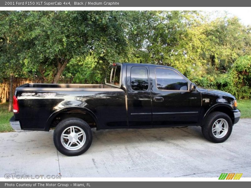 Black / Medium Graphite 2001 Ford F150 XLT SuperCab 4x4