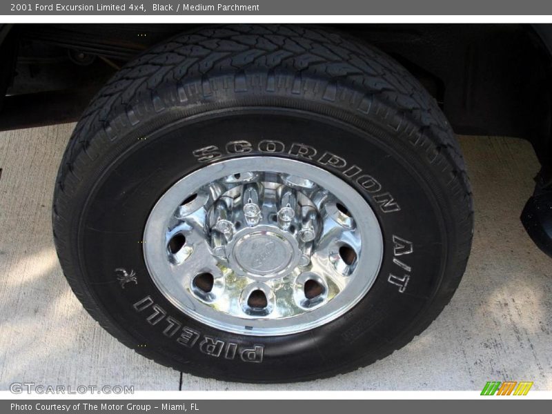 Black / Medium Parchment 2001 Ford Excursion Limited 4x4