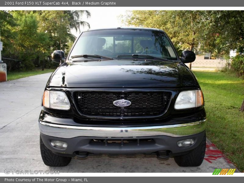 Black / Medium Graphite 2001 Ford F150 XLT SuperCab 4x4