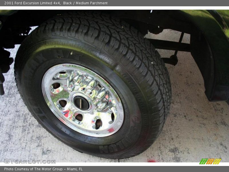 Black / Medium Parchment 2001 Ford Excursion Limited 4x4