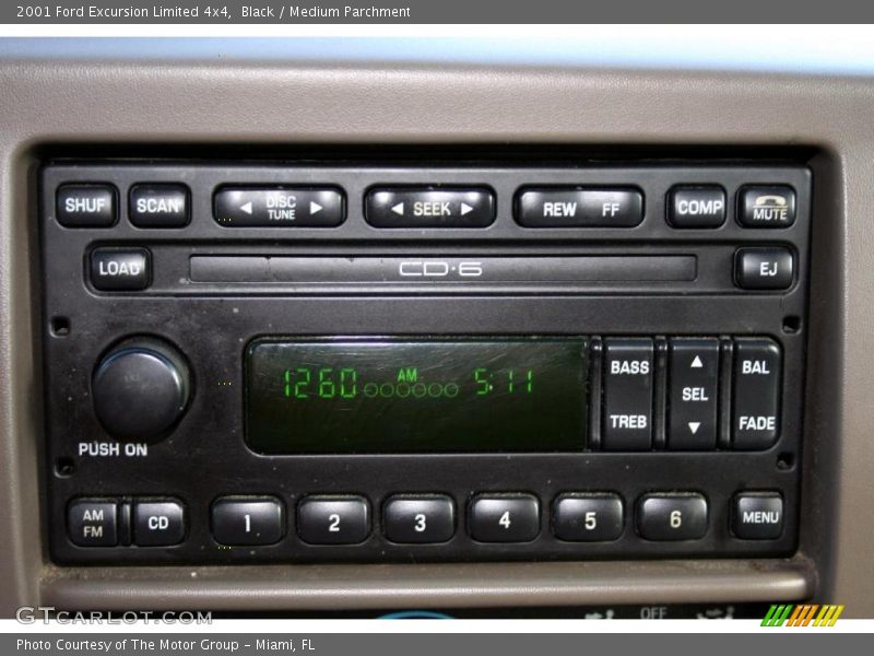 Black / Medium Parchment 2001 Ford Excursion Limited 4x4