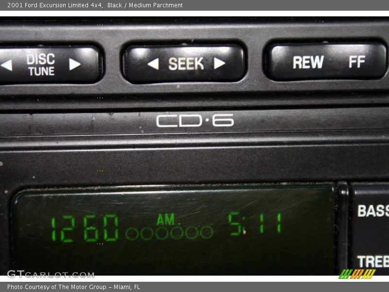 Black / Medium Parchment 2001 Ford Excursion Limited 4x4