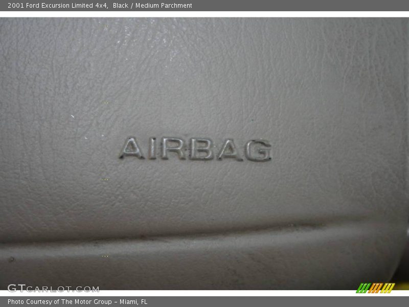 Black / Medium Parchment 2001 Ford Excursion Limited 4x4