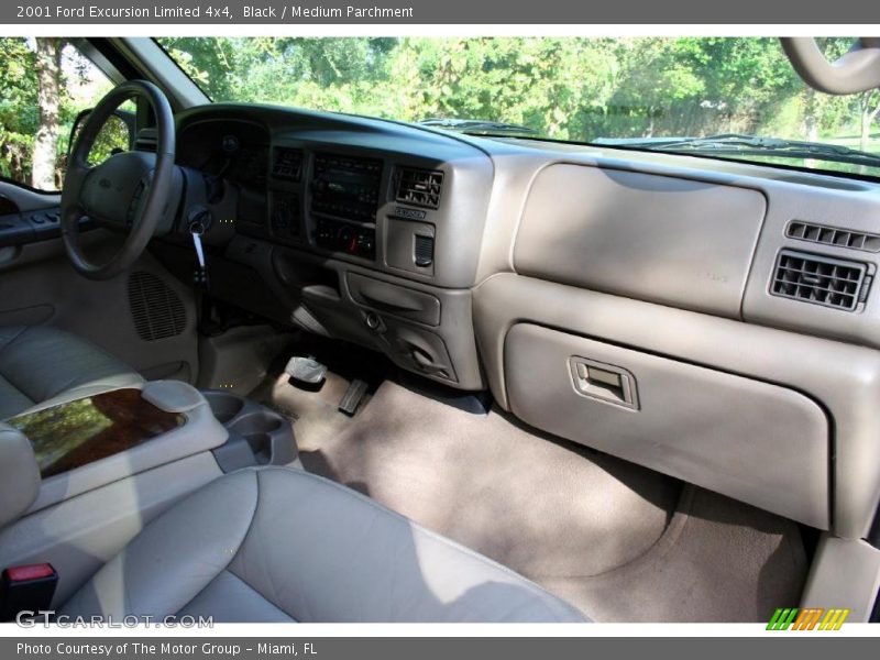 Black / Medium Parchment 2001 Ford Excursion Limited 4x4