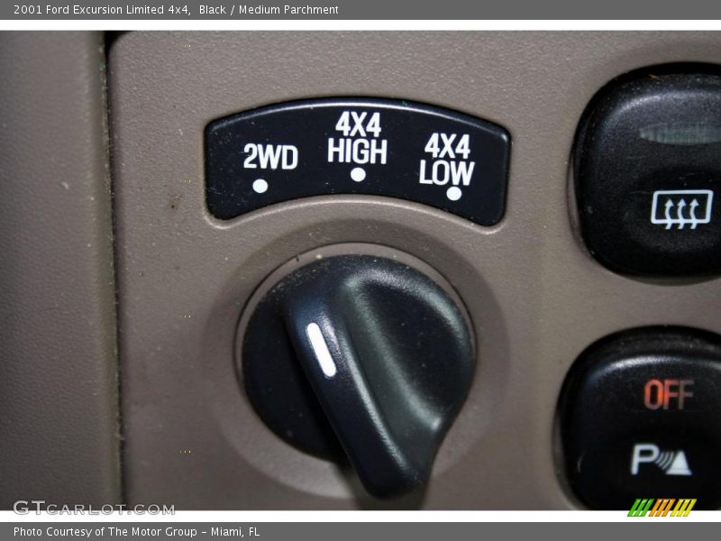 Black / Medium Parchment 2001 Ford Excursion Limited 4x4