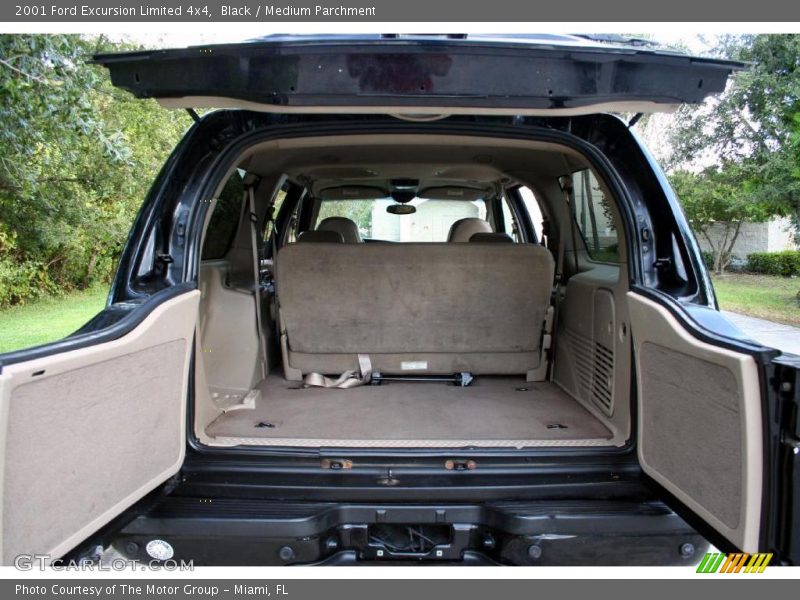Black / Medium Parchment 2001 Ford Excursion Limited 4x4