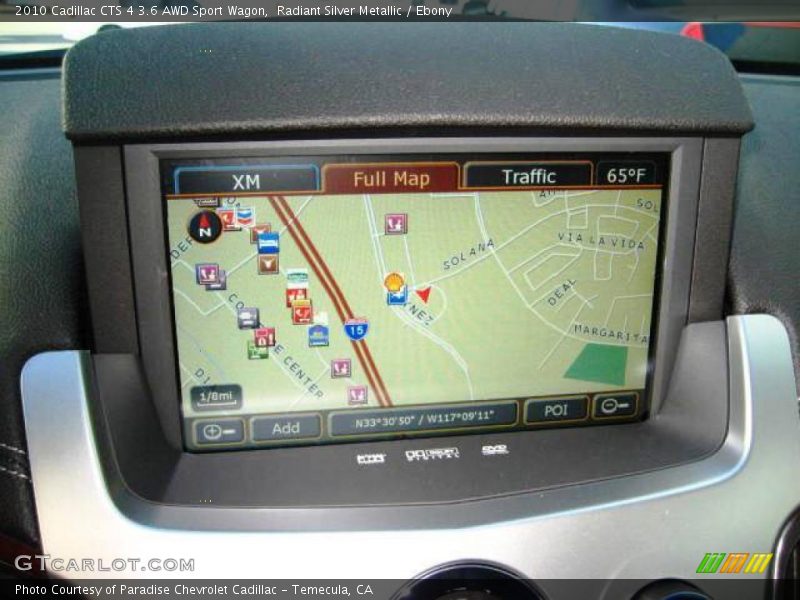 Radiant Silver Metallic / Ebony 2010 Cadillac CTS 4 3.6 AWD Sport Wagon