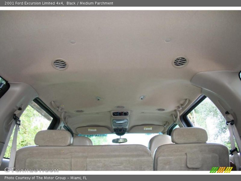 Black / Medium Parchment 2001 Ford Excursion Limited 4x4